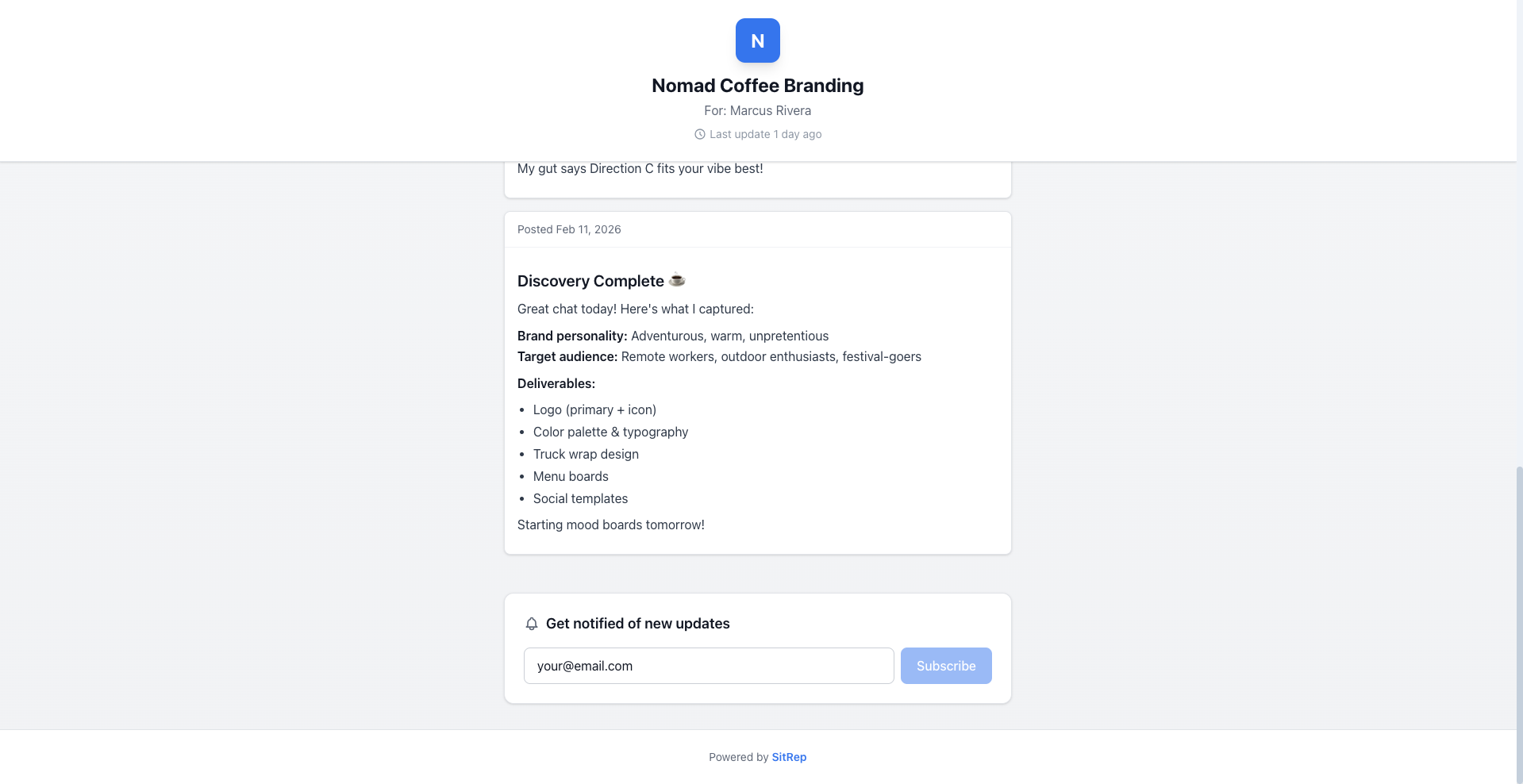 SitRep - Screenshot 5 showing product features and functionality