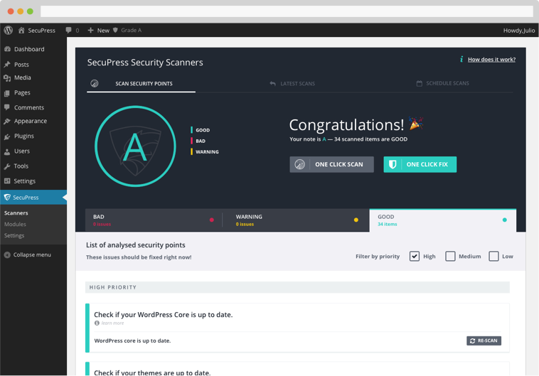 SecuPress gallery image