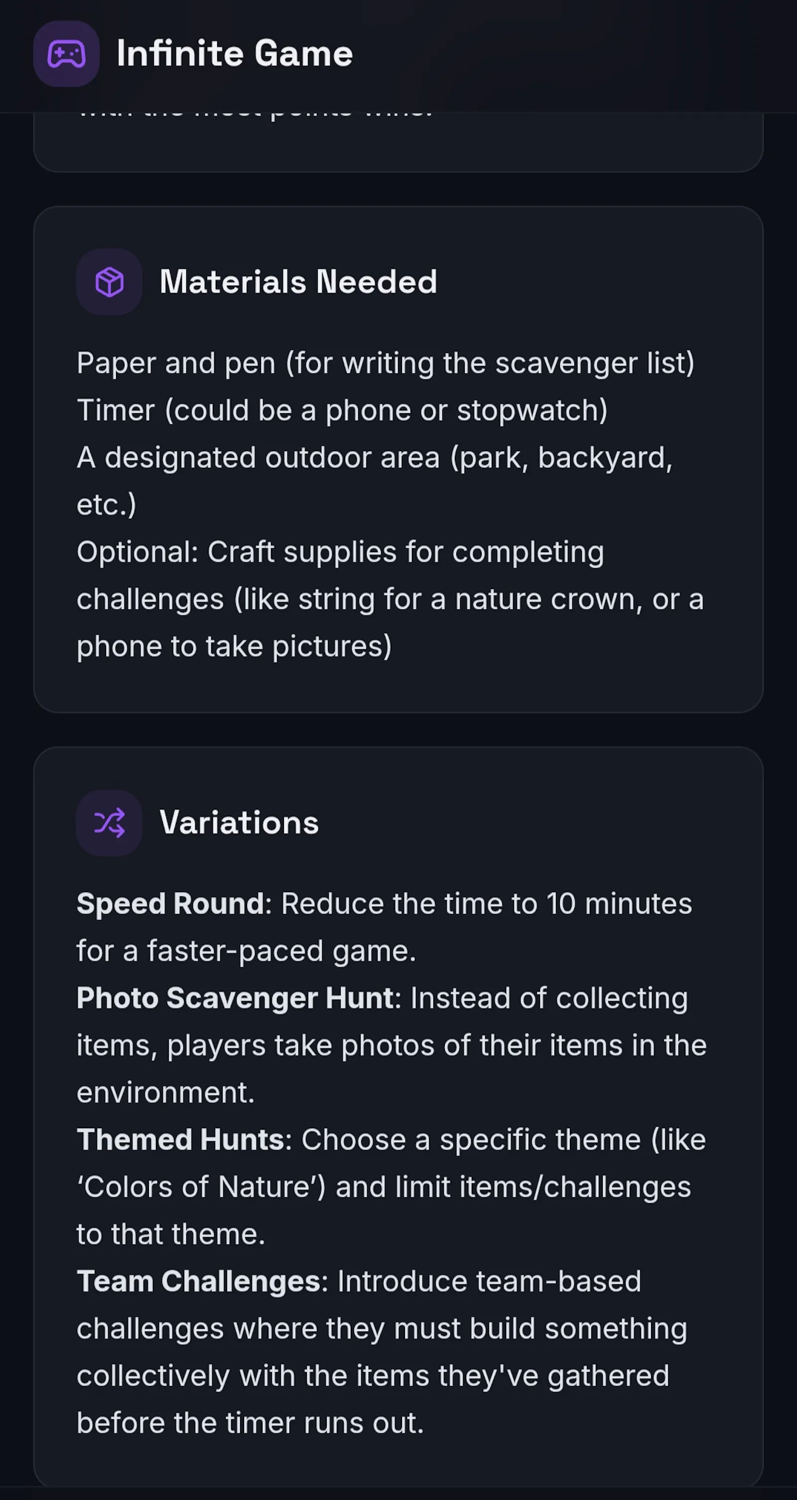 Infinite Game Studio screenshot 6