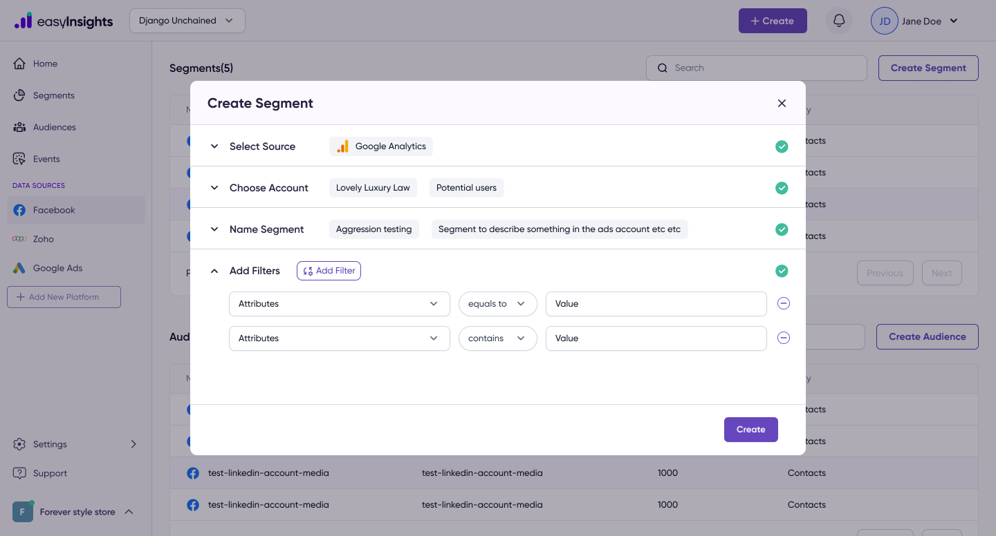 وسائط EasyInsights 5