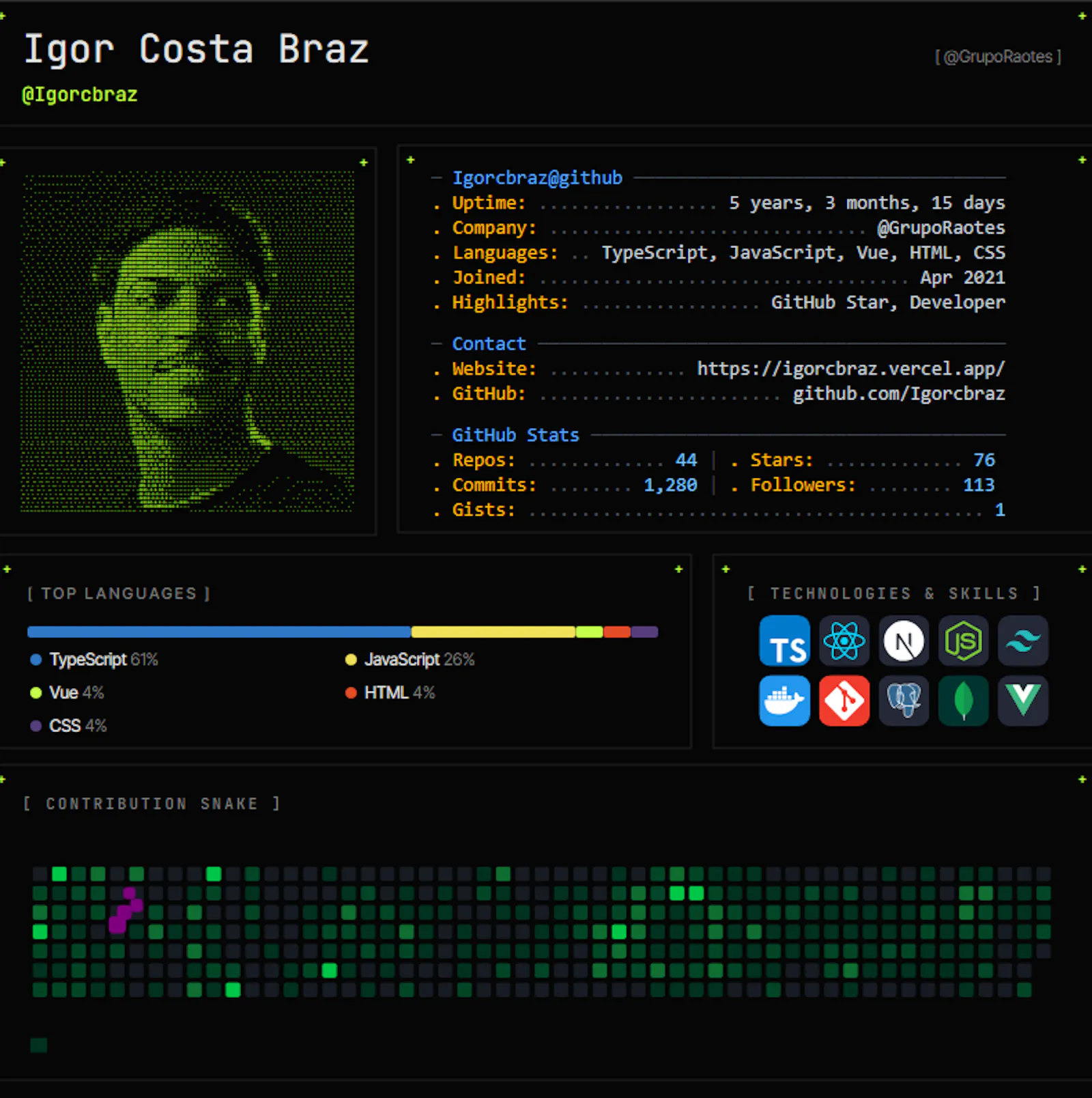 GitAscii screenshot 2