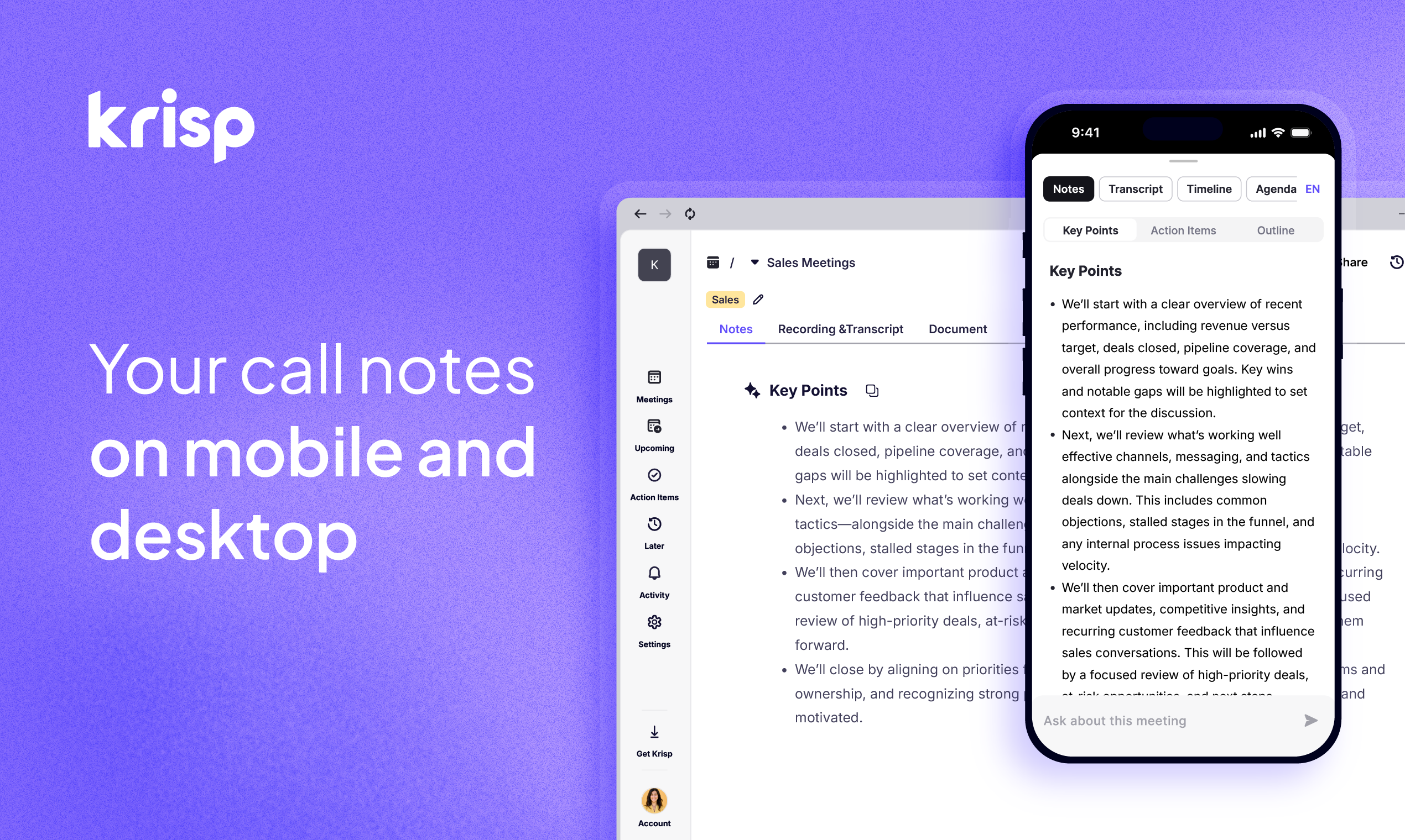 Krisp Mobile Call Recorder gallery image