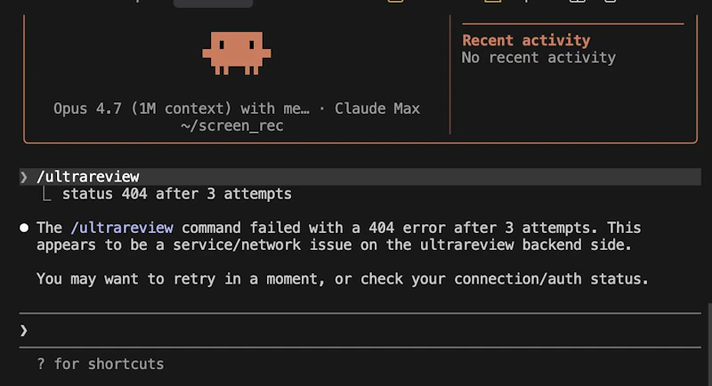 Claude Code /ultrareview screenshot 4