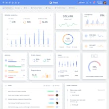 Frest - Minimal Bootstrap Admin Template gallery image