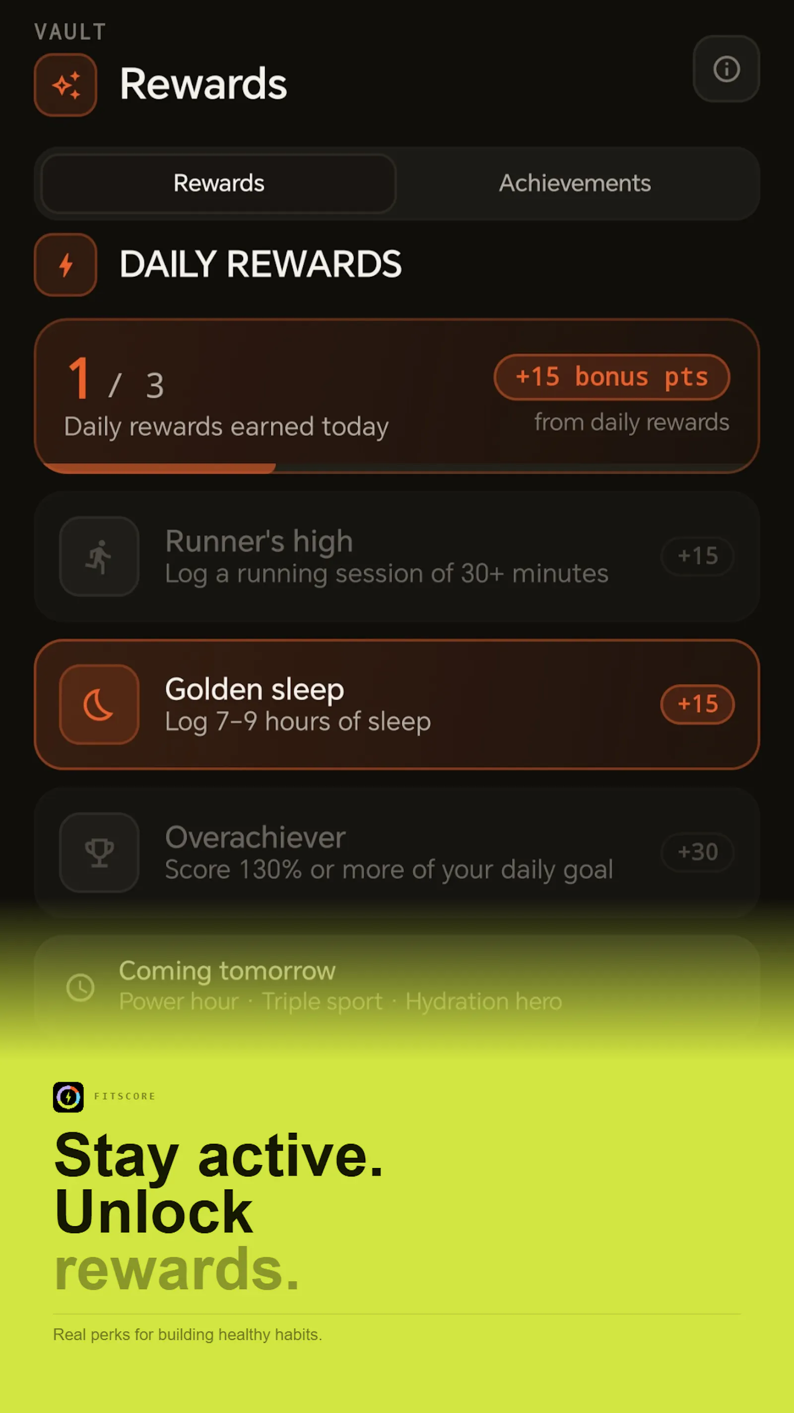 FitScore: Daily Health Tracker screenshot 4