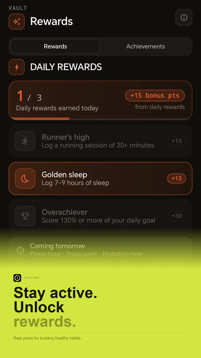 FitScore: Daily Health Tracker screenshot 4