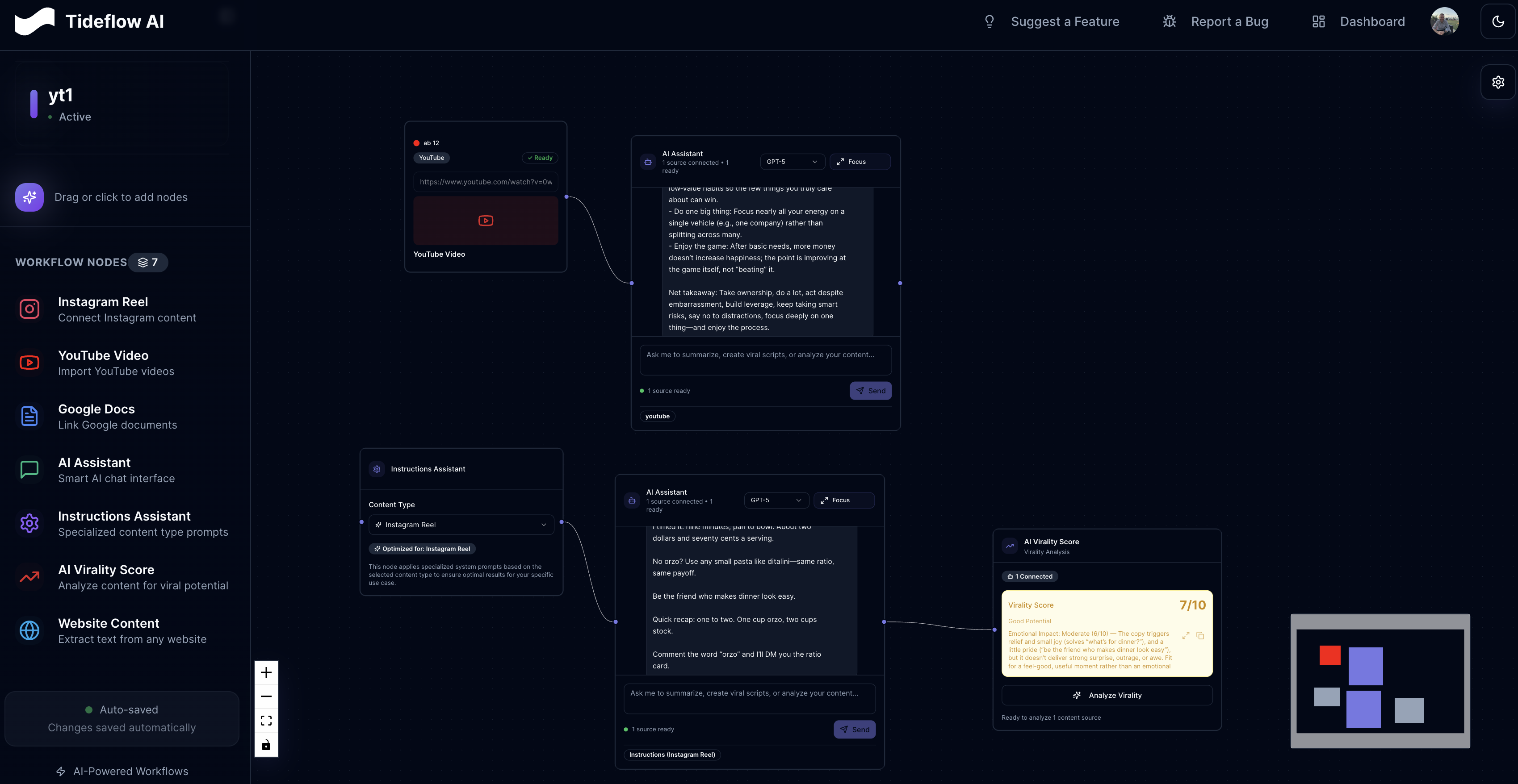 Média Tideflow ai - Flux de travail multi-agents pour les créateurs 4