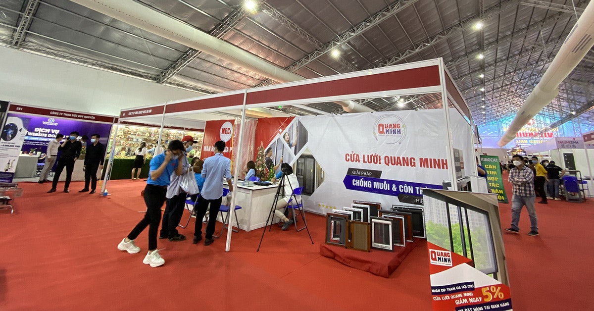 QUANG MINH MESH DOOR AT VIETBUILD