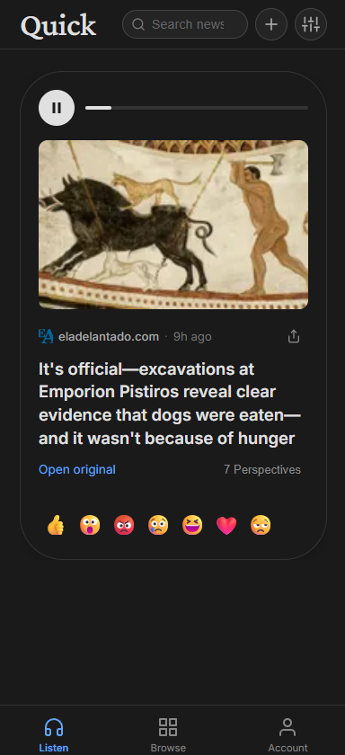 Quick.FM - Screenshot 5 showing product features and functionality