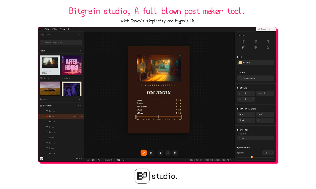 Bitgrain screenshot 3