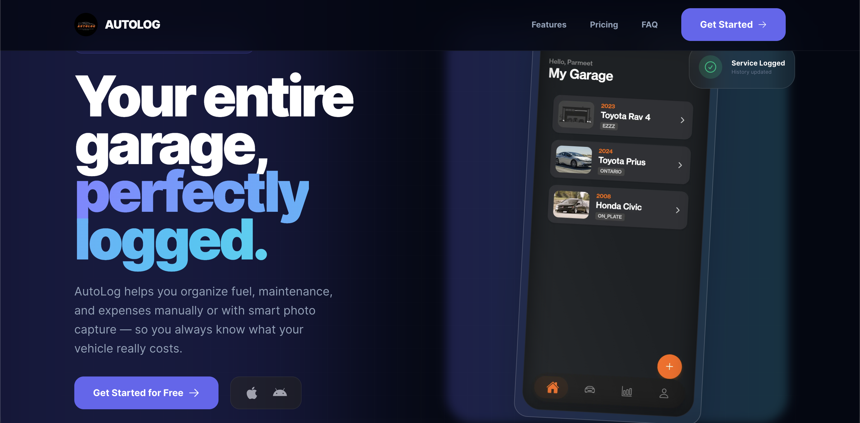 AutoLog – Smart Vehicle Manager gallery image