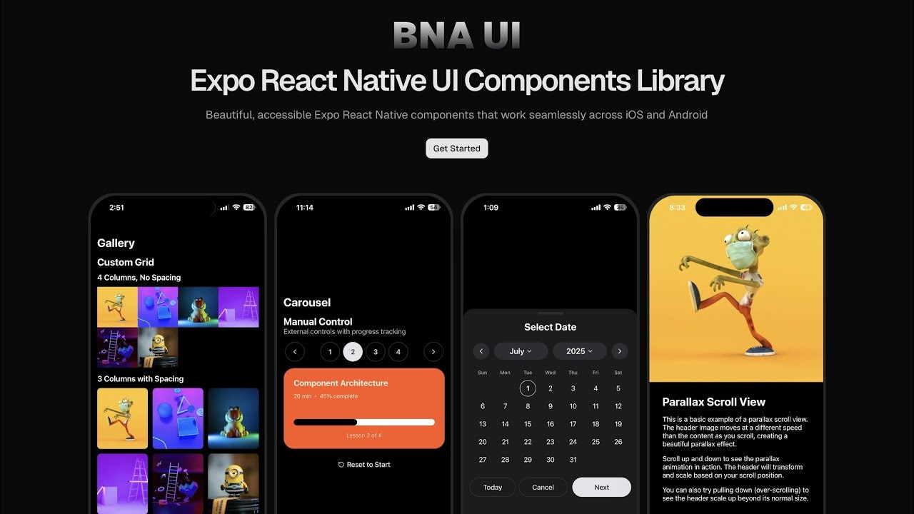 BNA UI gallery image
