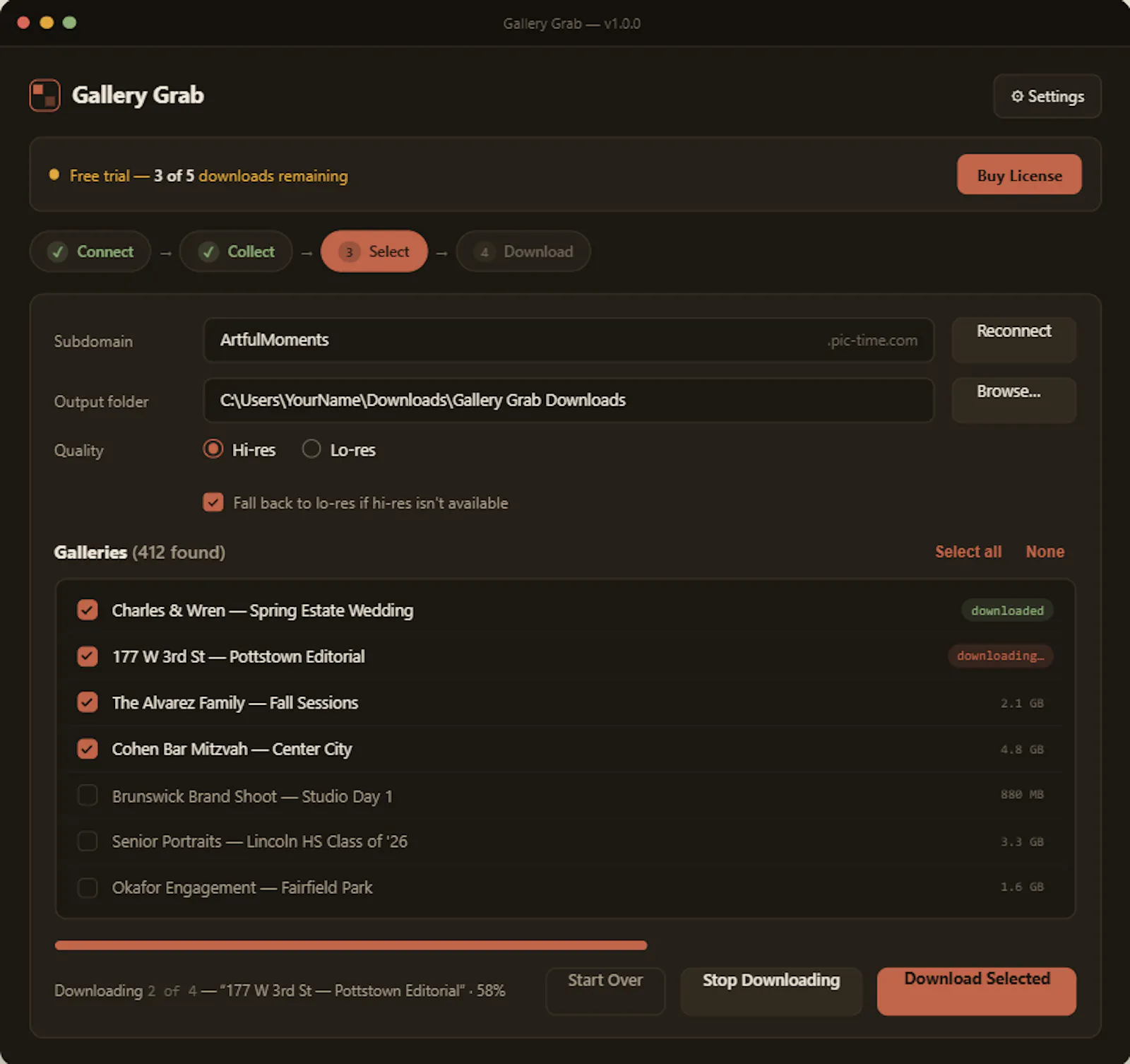 Gallery Grab screenshot 4