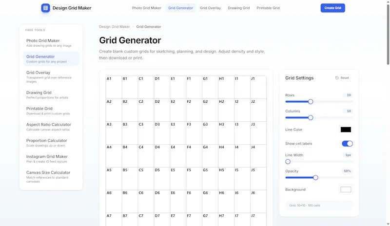 grid maker screenshot 3