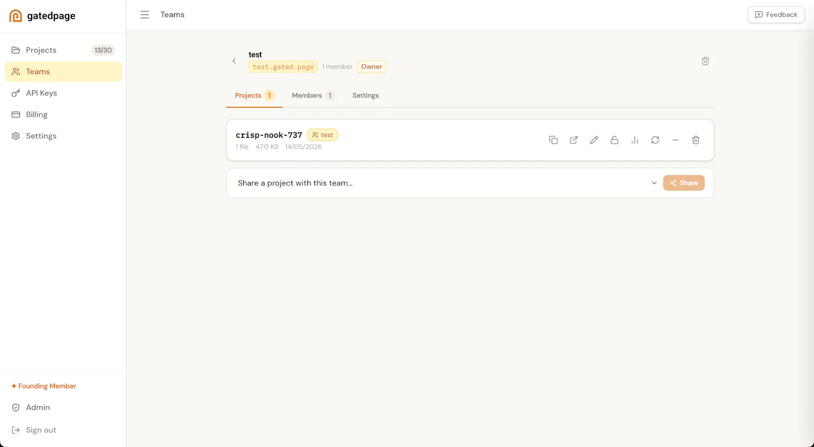 Gatedpage screenshot 3