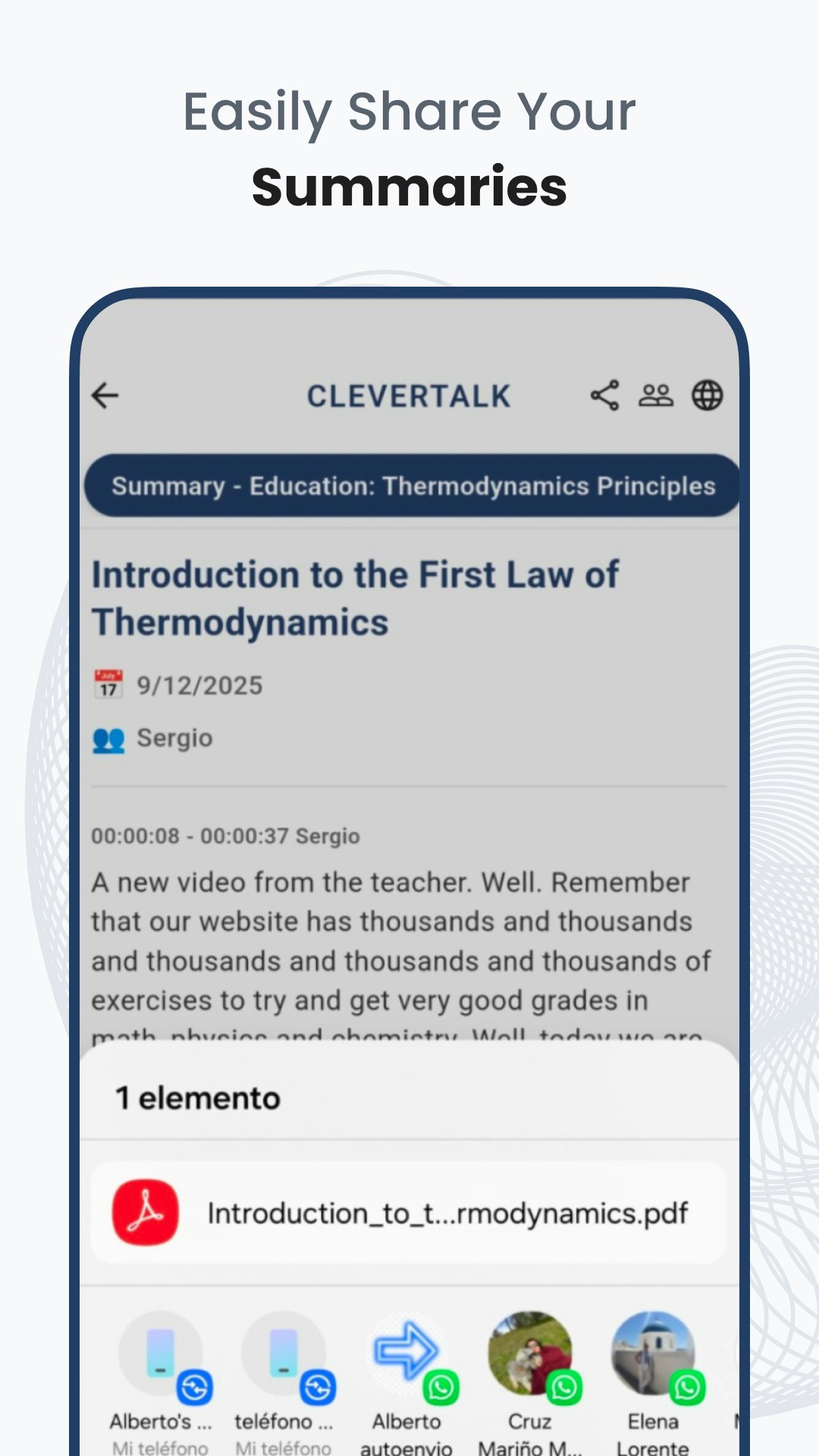 CleverTalk – Smarter audio notes gallery image