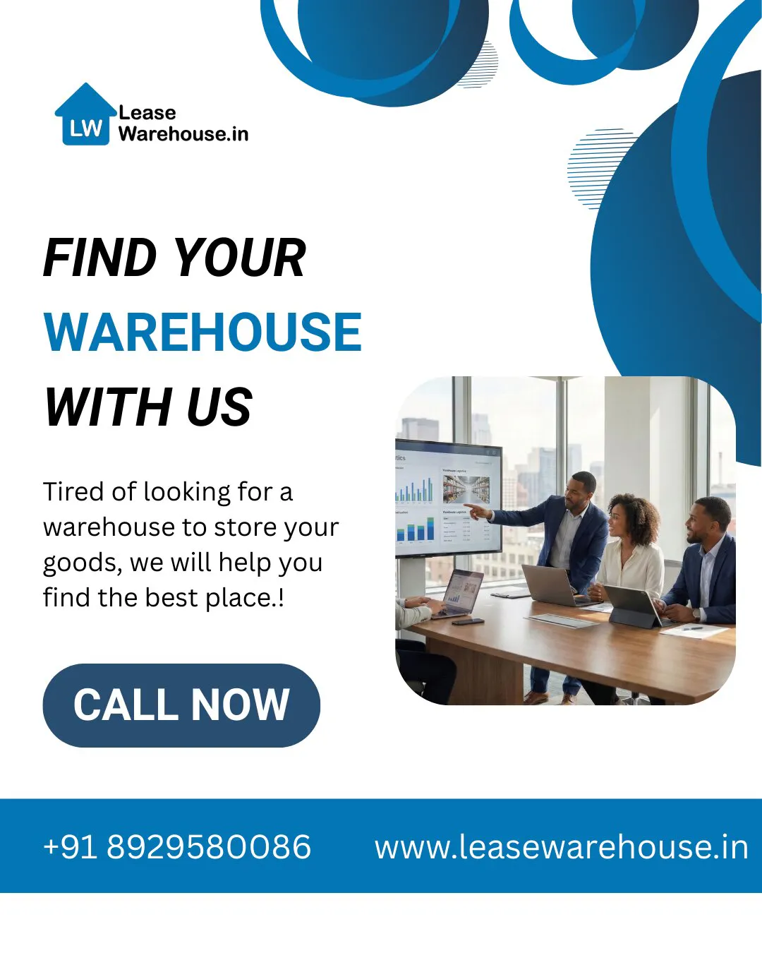 leasewarehouse.in 제품 배너