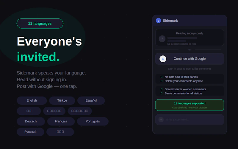 Sidemark screenshot 1