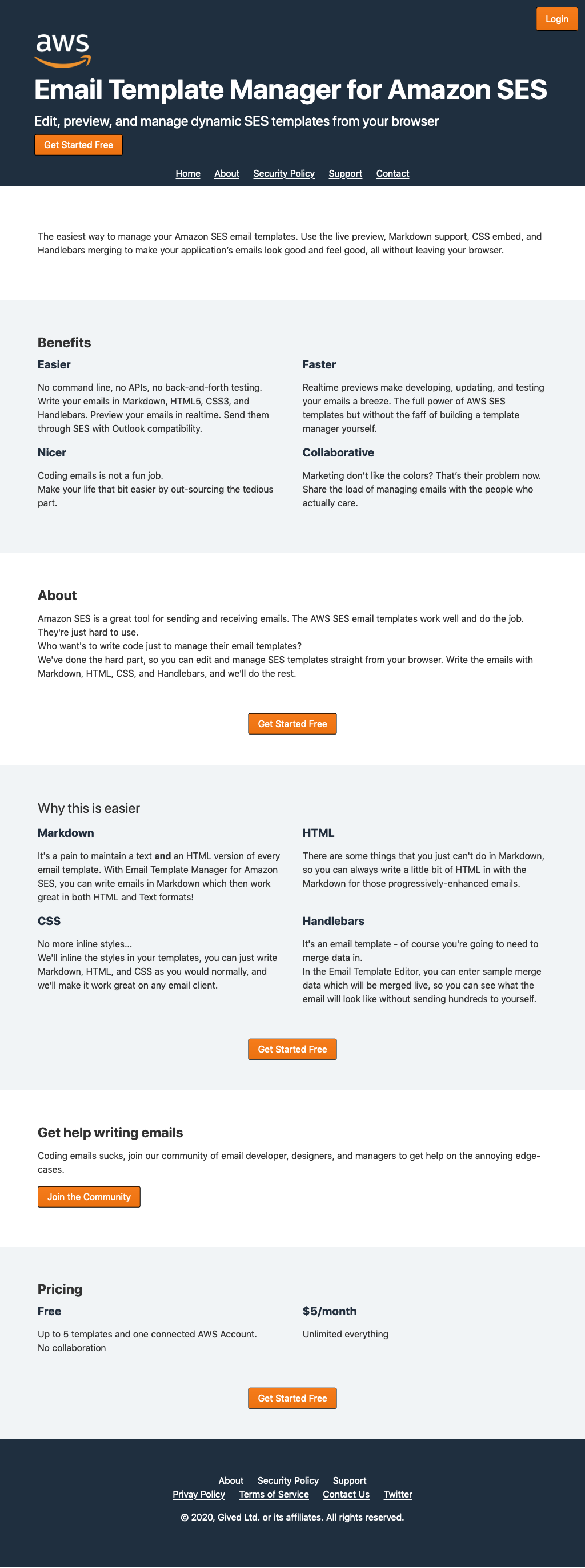 Email Template Manager for Amazon SES gallery image