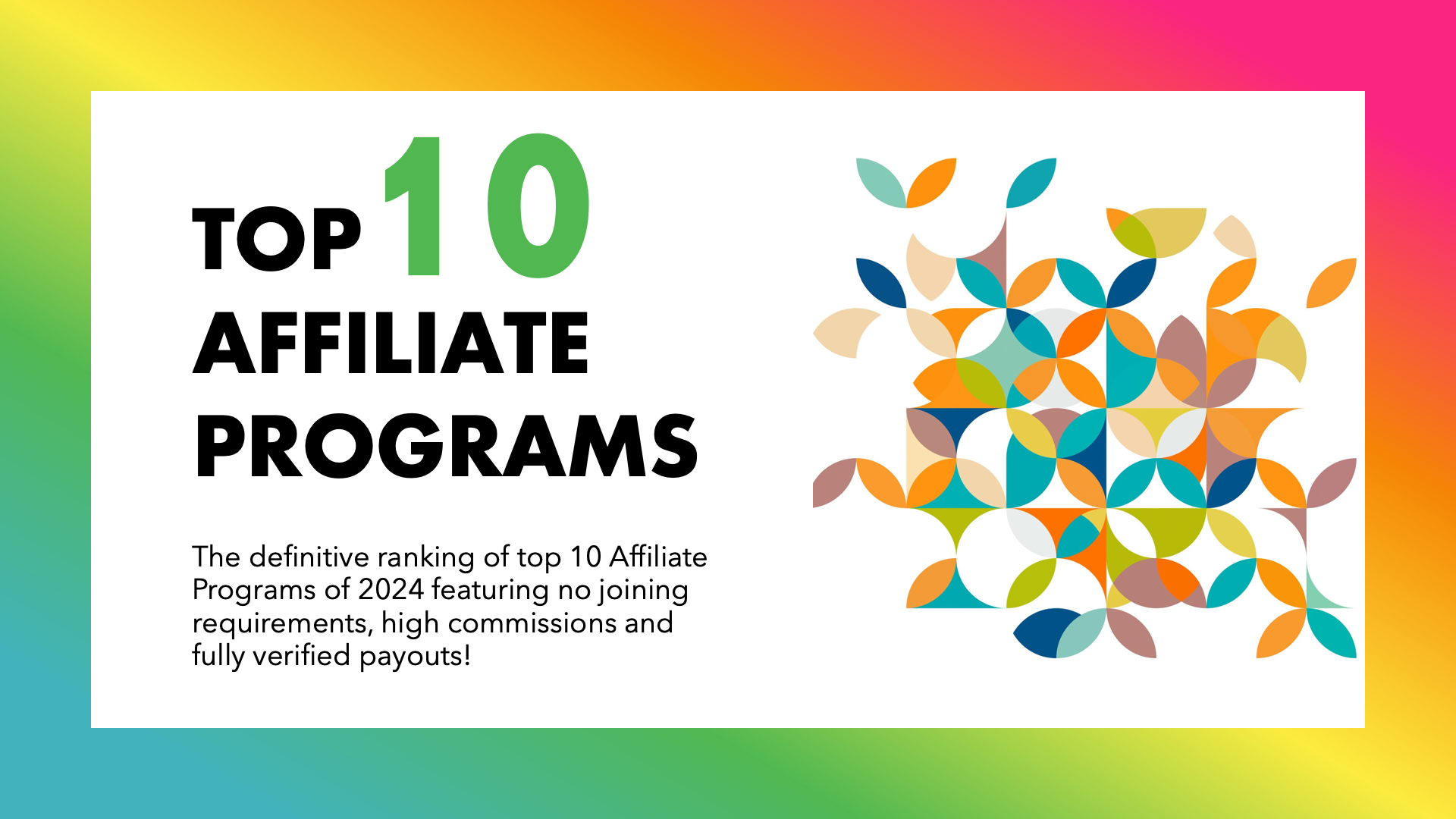 Top Affiliate Programs (2024) gallery image