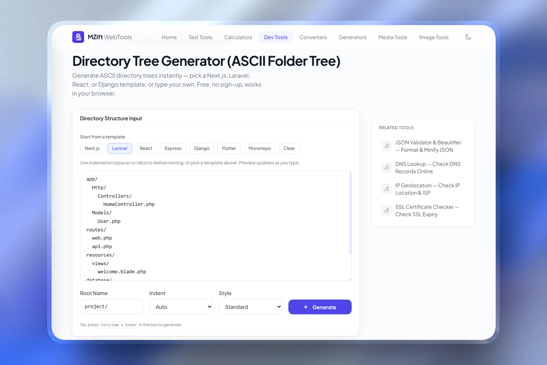 Directory Tree Generator gallery image