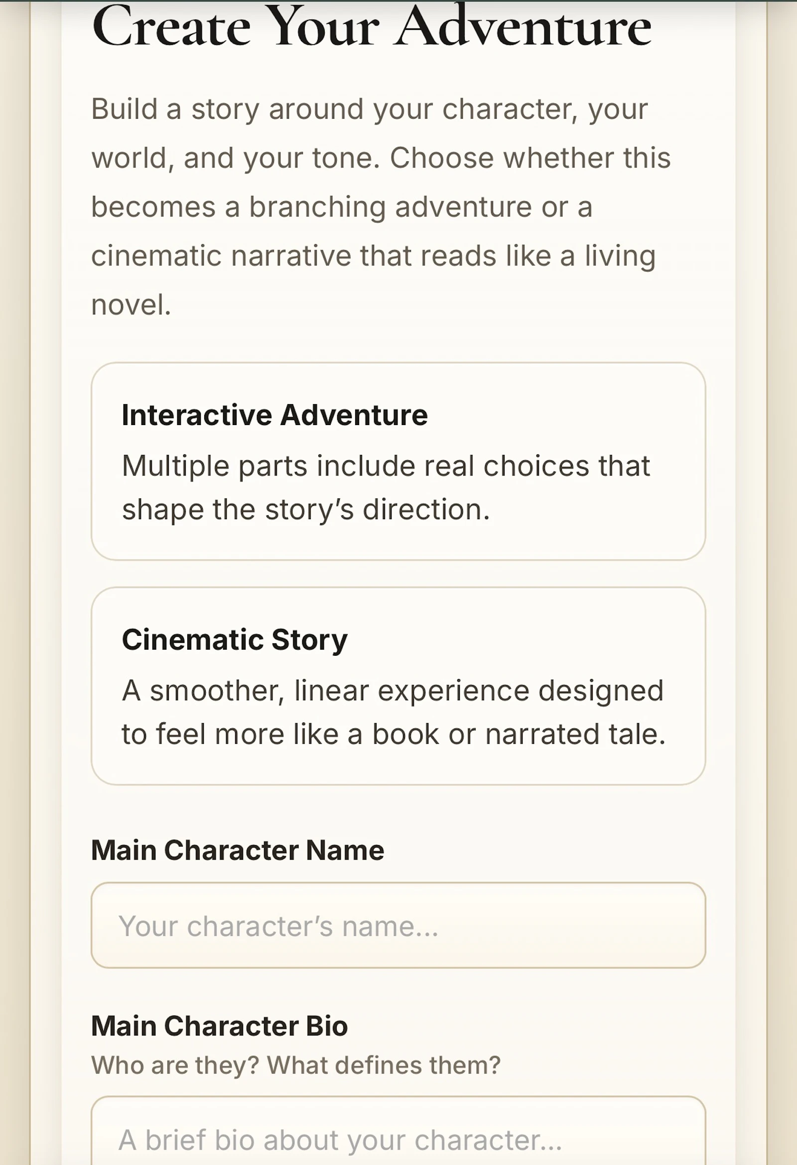 Narravent screenshot 2