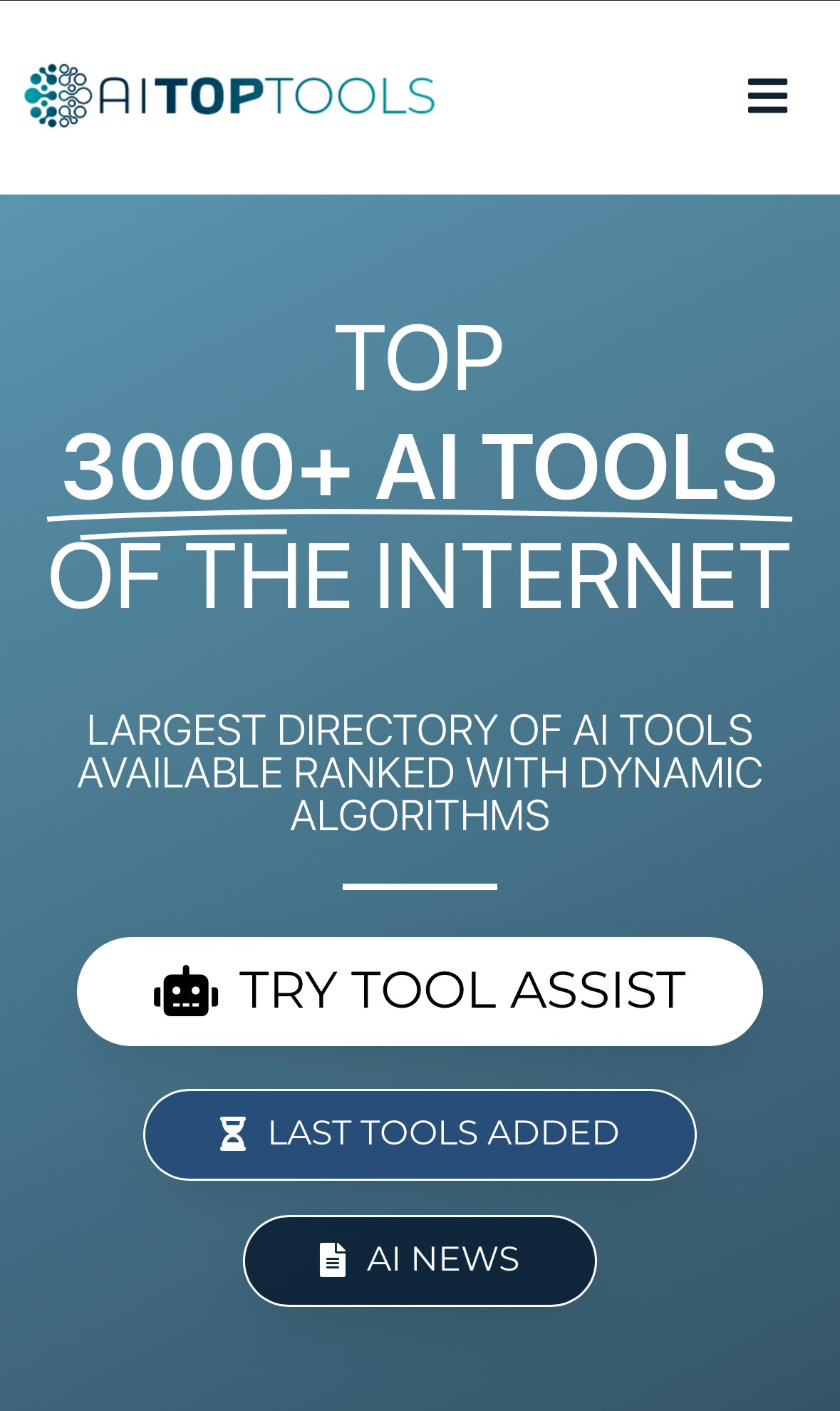 AITopTools.com - 하나의 디렉토리에 3,000 개가 넘는 AI 도구 목록 미디어 1