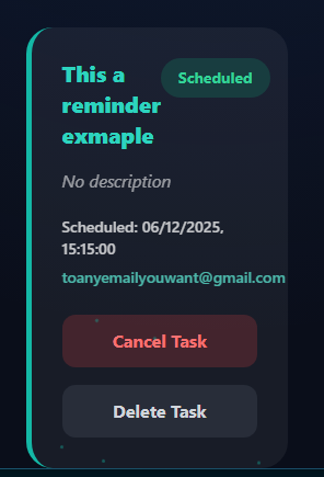 Task Automation Platform • Dillon Huston - Main product screenshot demonstrating key features and user interface