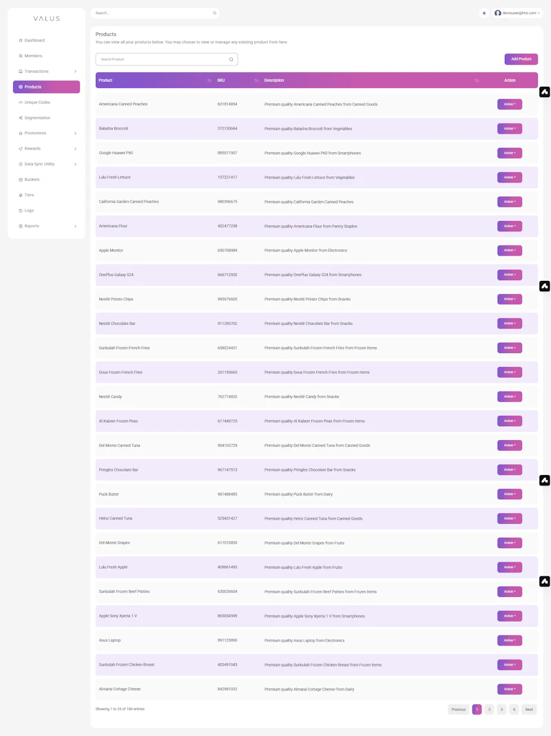 Valus Loyalty screenshot 2