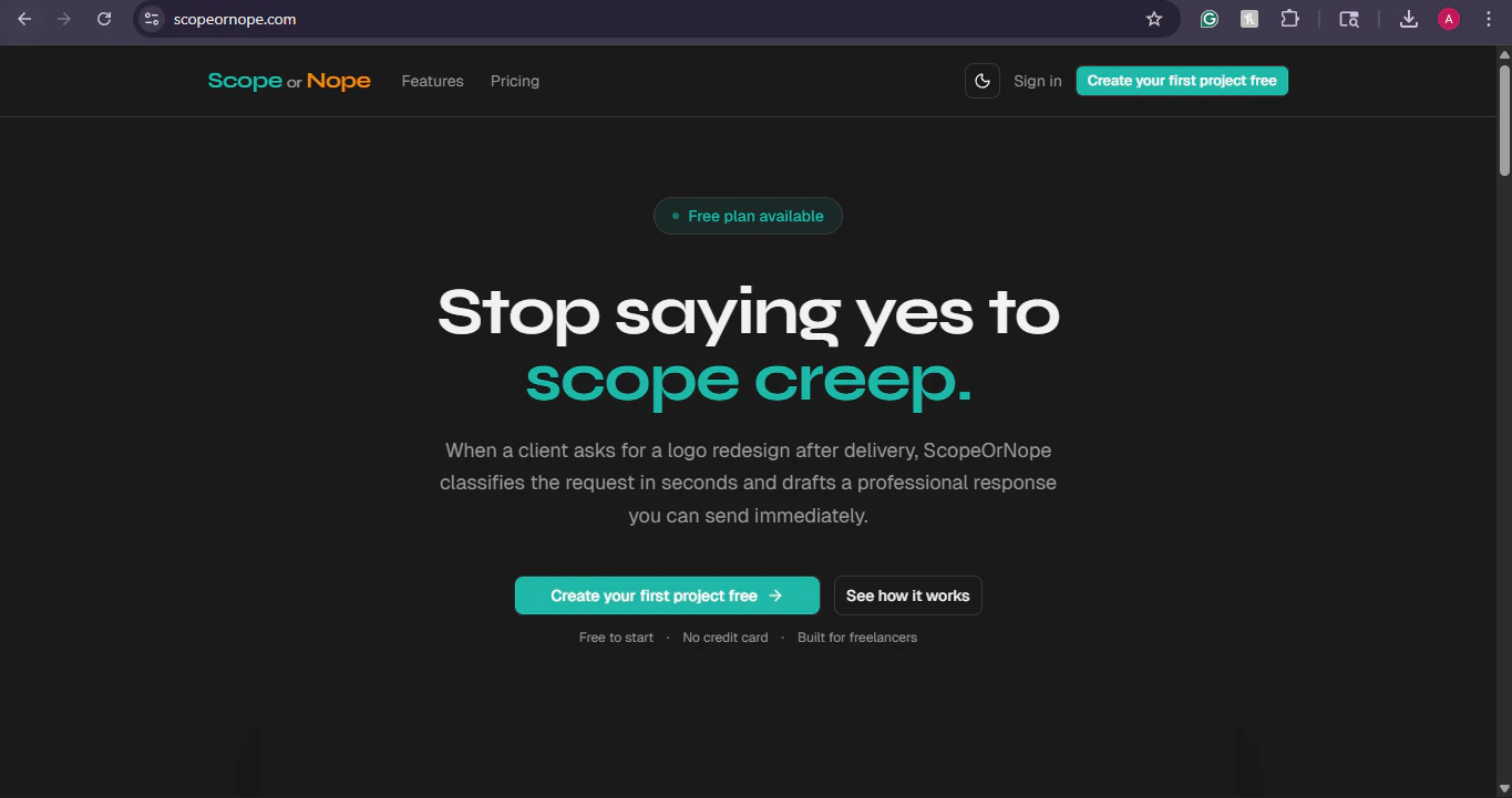 ScopeOrNope screenshot 1