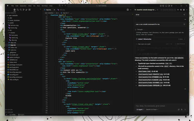 Vyre IDE screenshot 1
