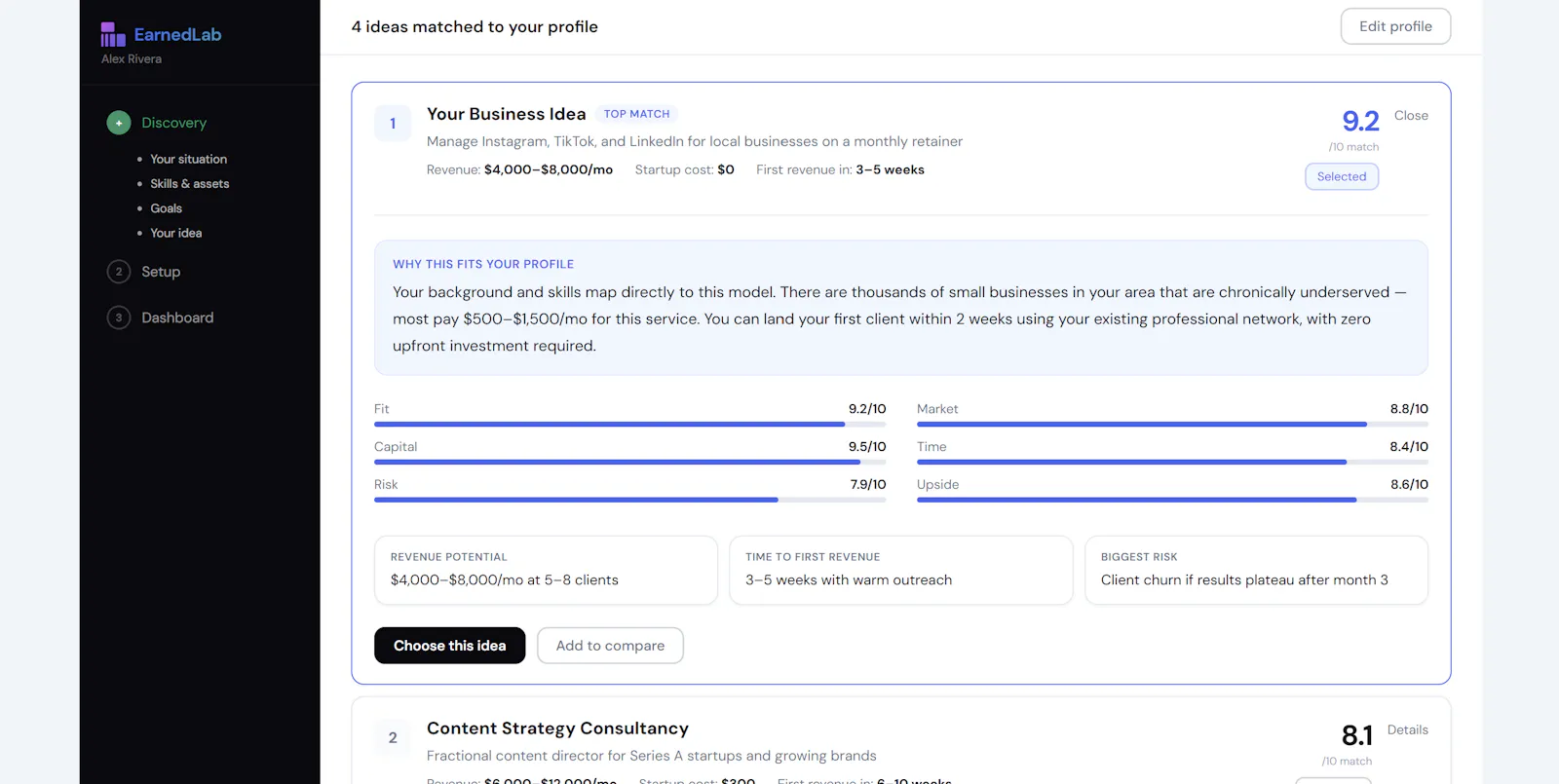 EarnedLab screenshot 1
