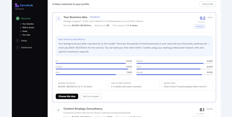 EarnedLab screenshot 1