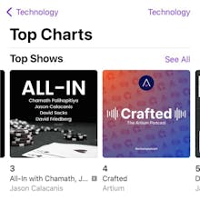 Crafted: podcast on design/dev/product gallery image