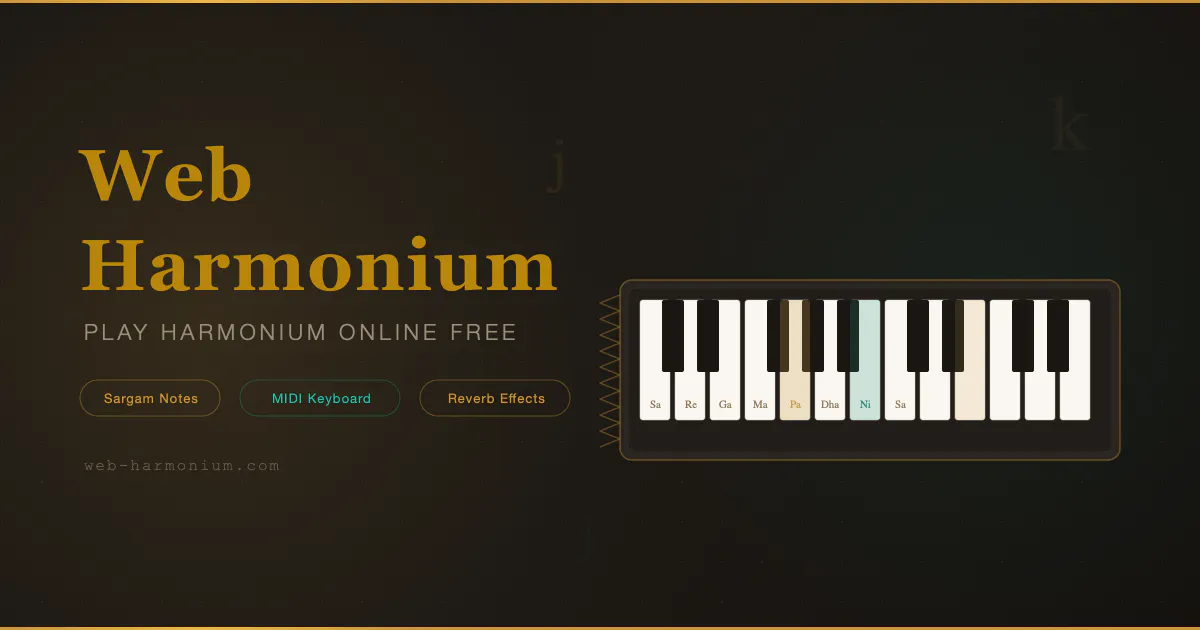 Web Harmonium 제품 배너