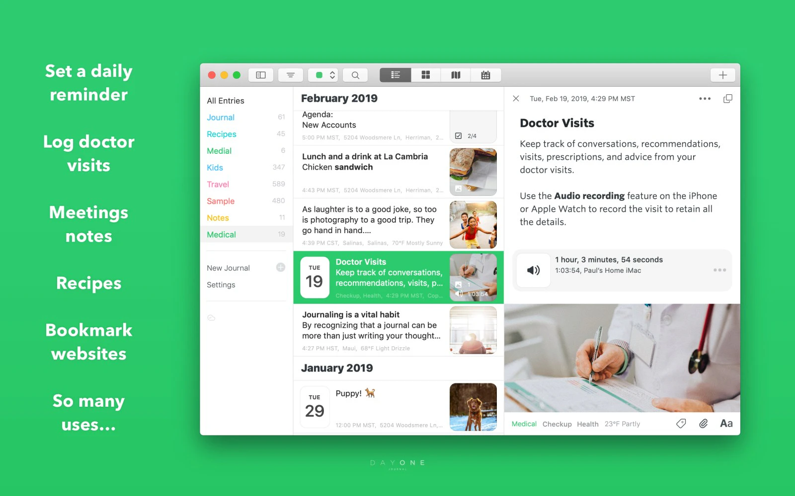 Day One 3.0 for Mac Image