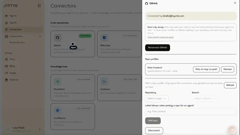 Artis screenshot 1 (video preview)