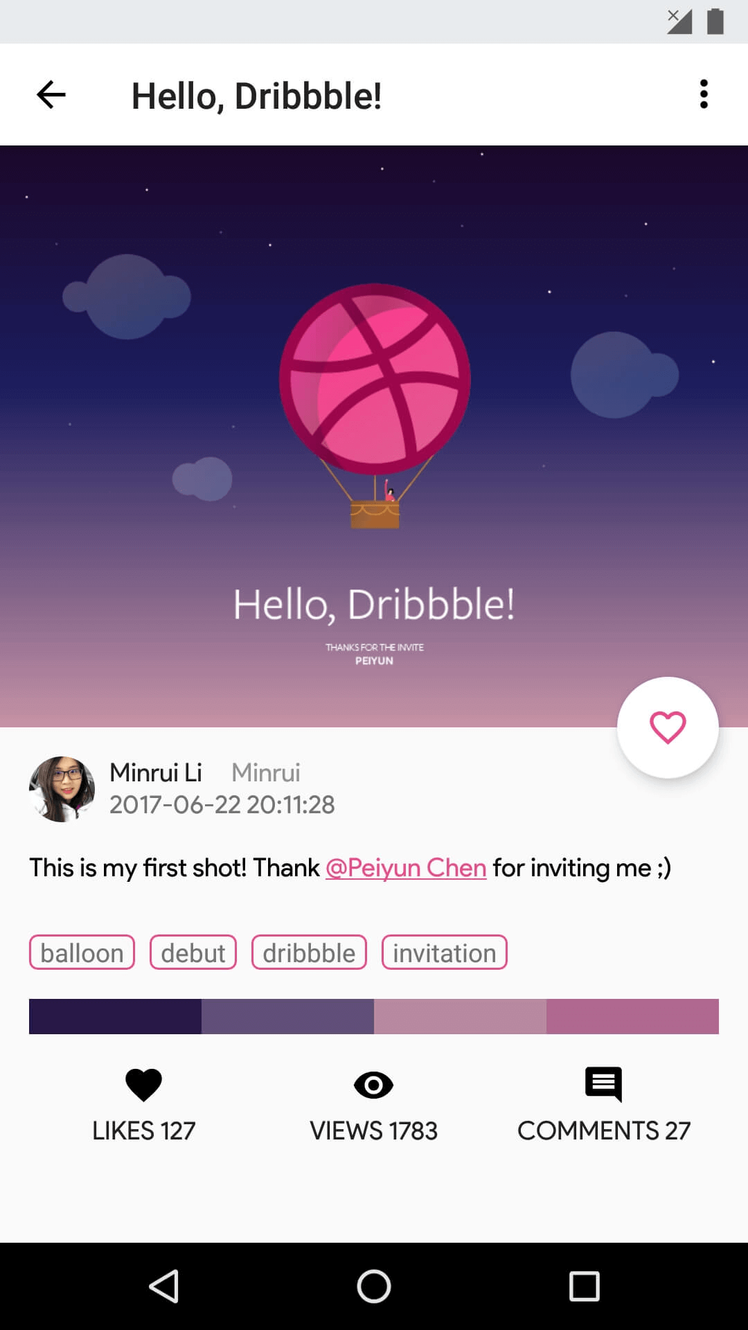 Mango for Dribbble gallery image