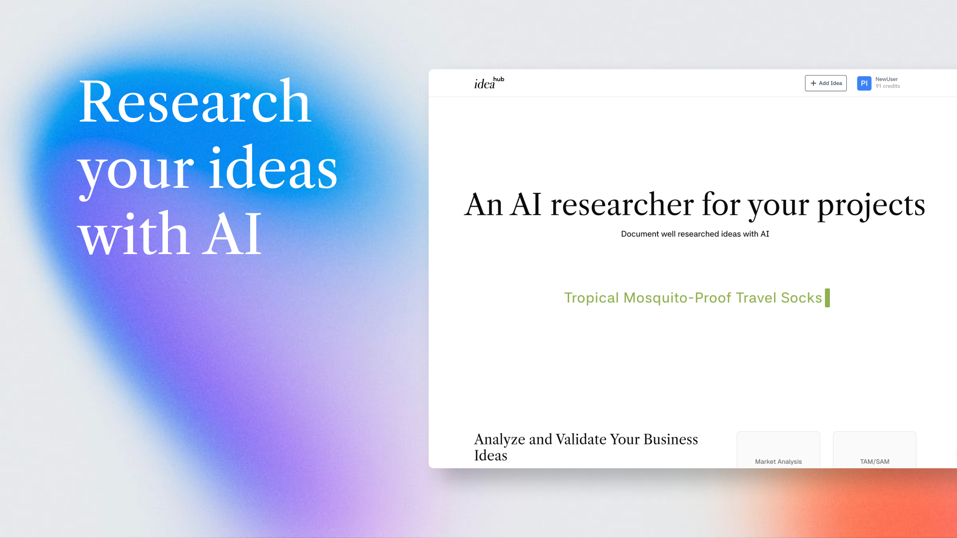 Mídia 1 de O hub de idéia - Transforme suas idéias em insights, instantaneamente!