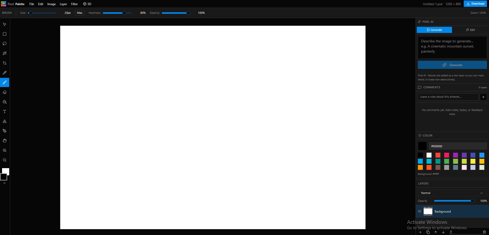 Pixel Palette — Web Image Editor gallery image