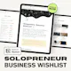 ⟡ Solopreneur Business Wishlist ⟡