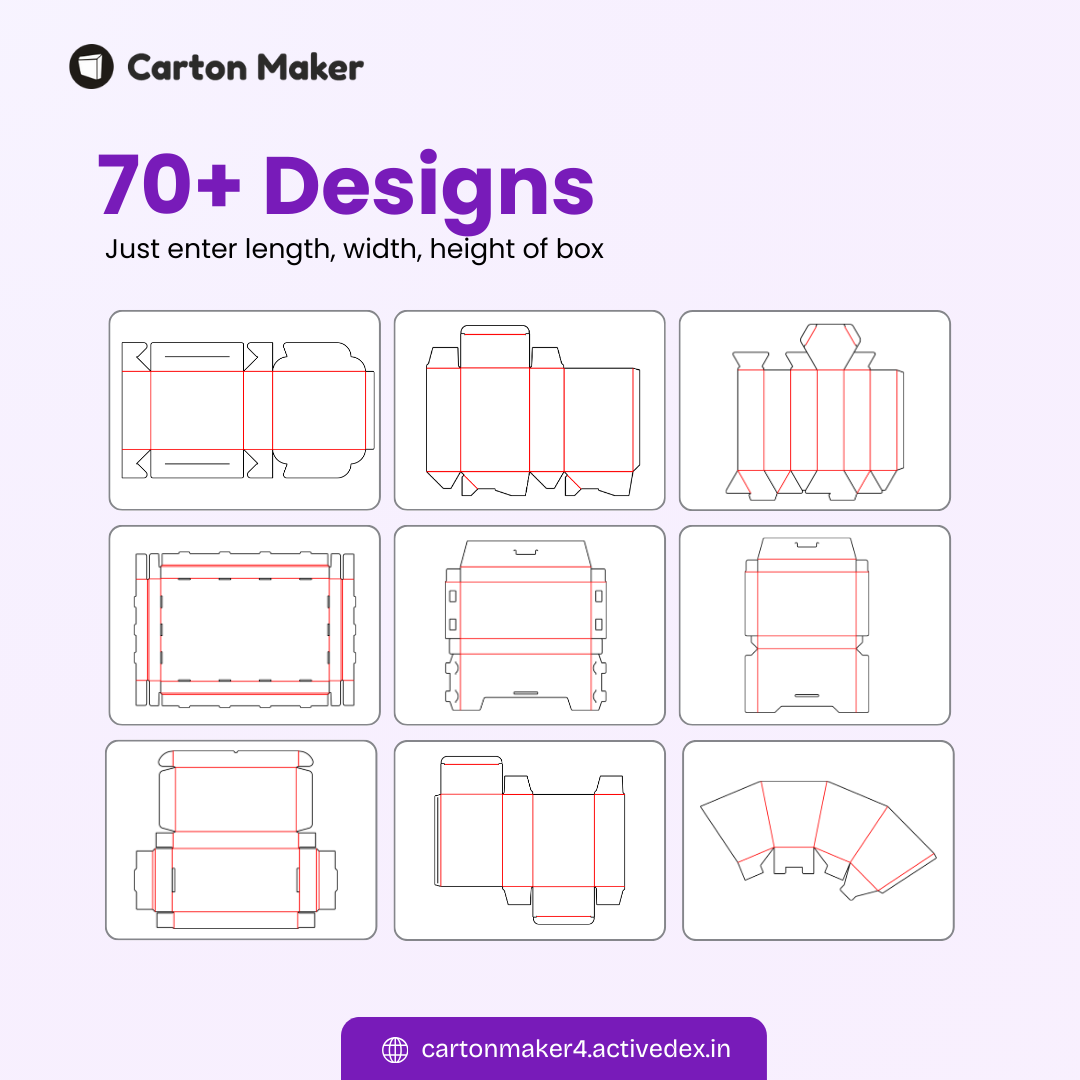 Carton Maker - Screenshot 2 showing product features and functionality