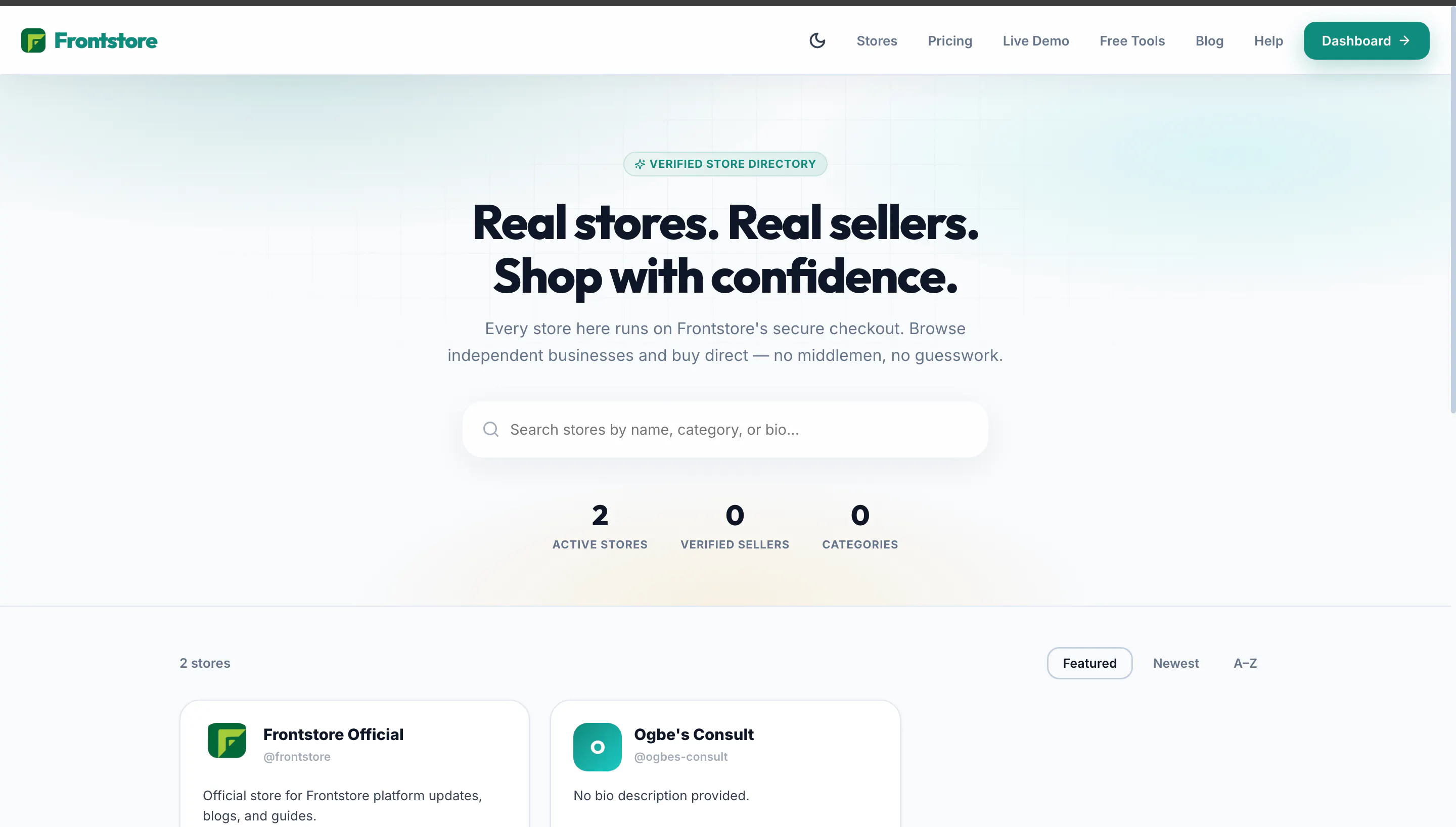 Frontstore gallery image