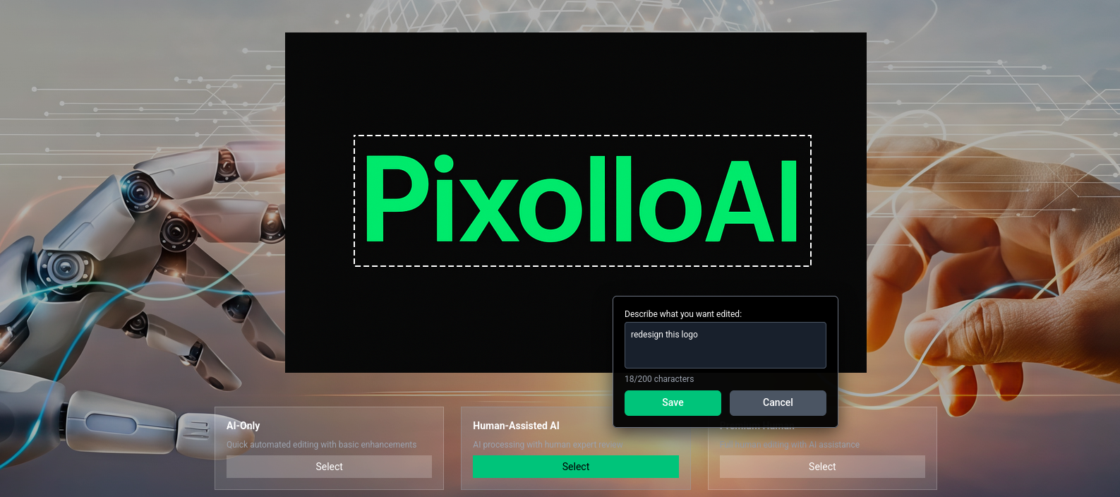 Pixolloai  -  AI Human Photoの修正 media 2