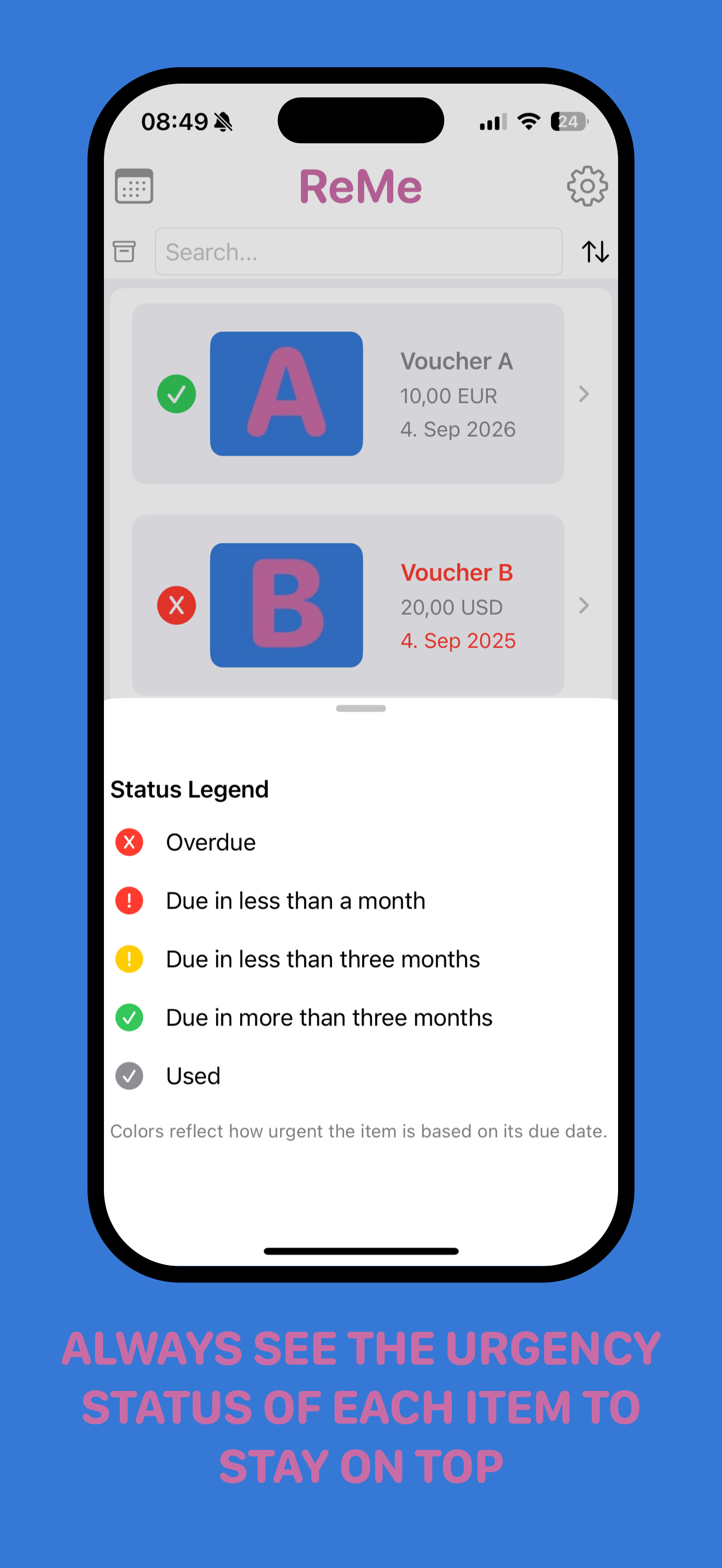 Média Reme: Rappel et application à faire - Votre rappel intelligent pour les choses petites mais importantes de la vie. 5