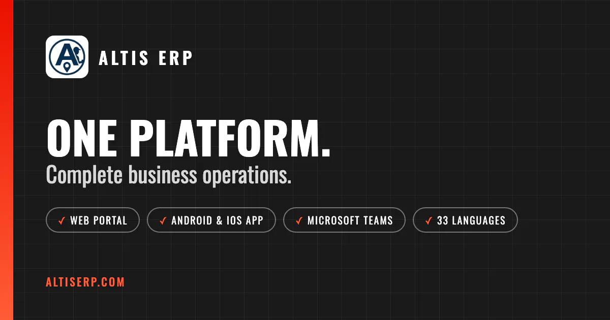 Altis ERP gallery image