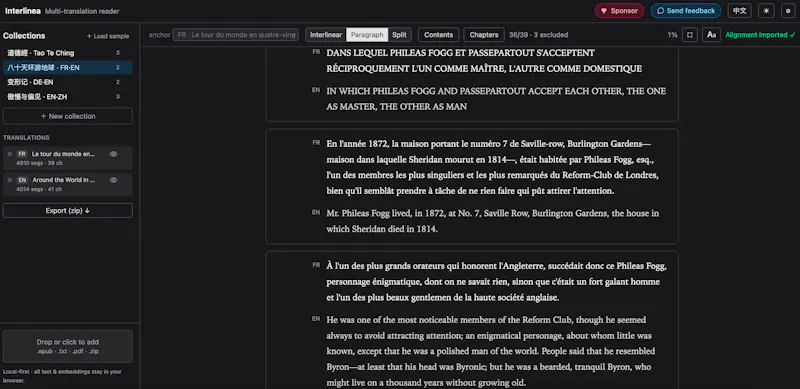 Interlinea screenshot 1