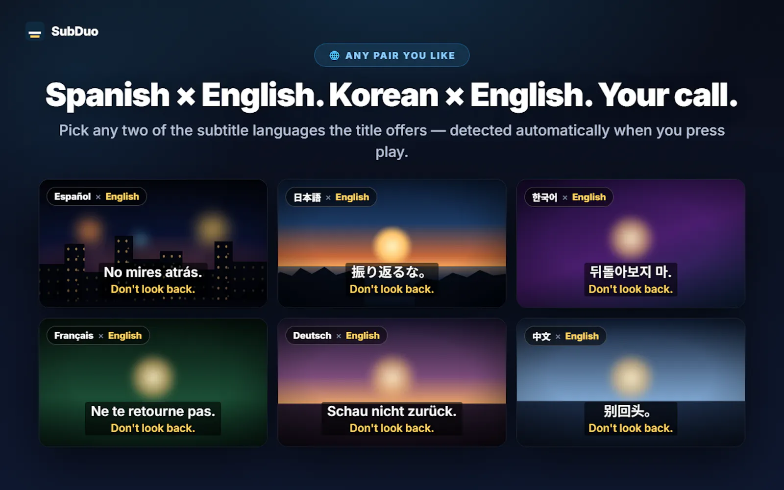 SubDuo screenshot 2