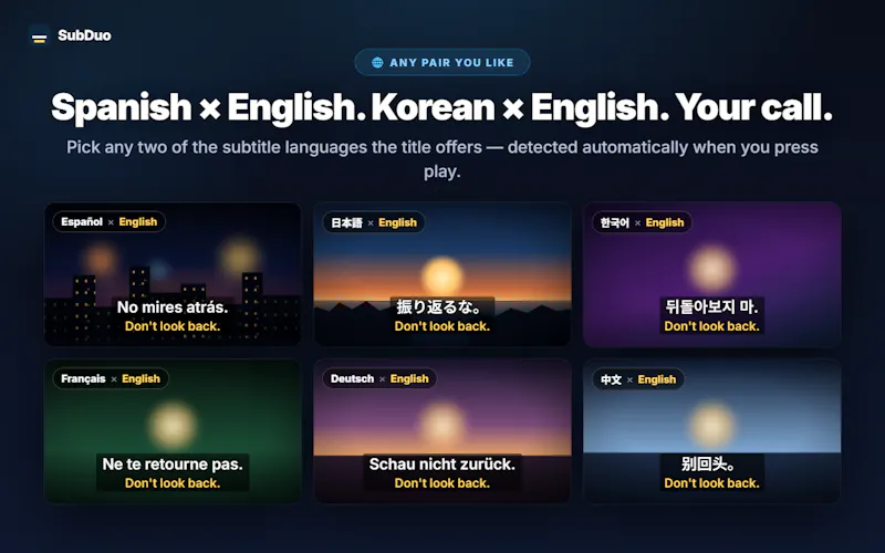 SubDuo screenshot 2