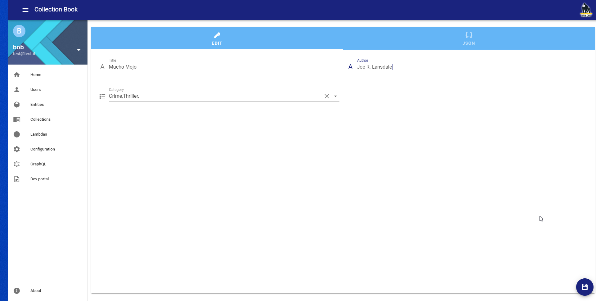 RawCMS gallery image